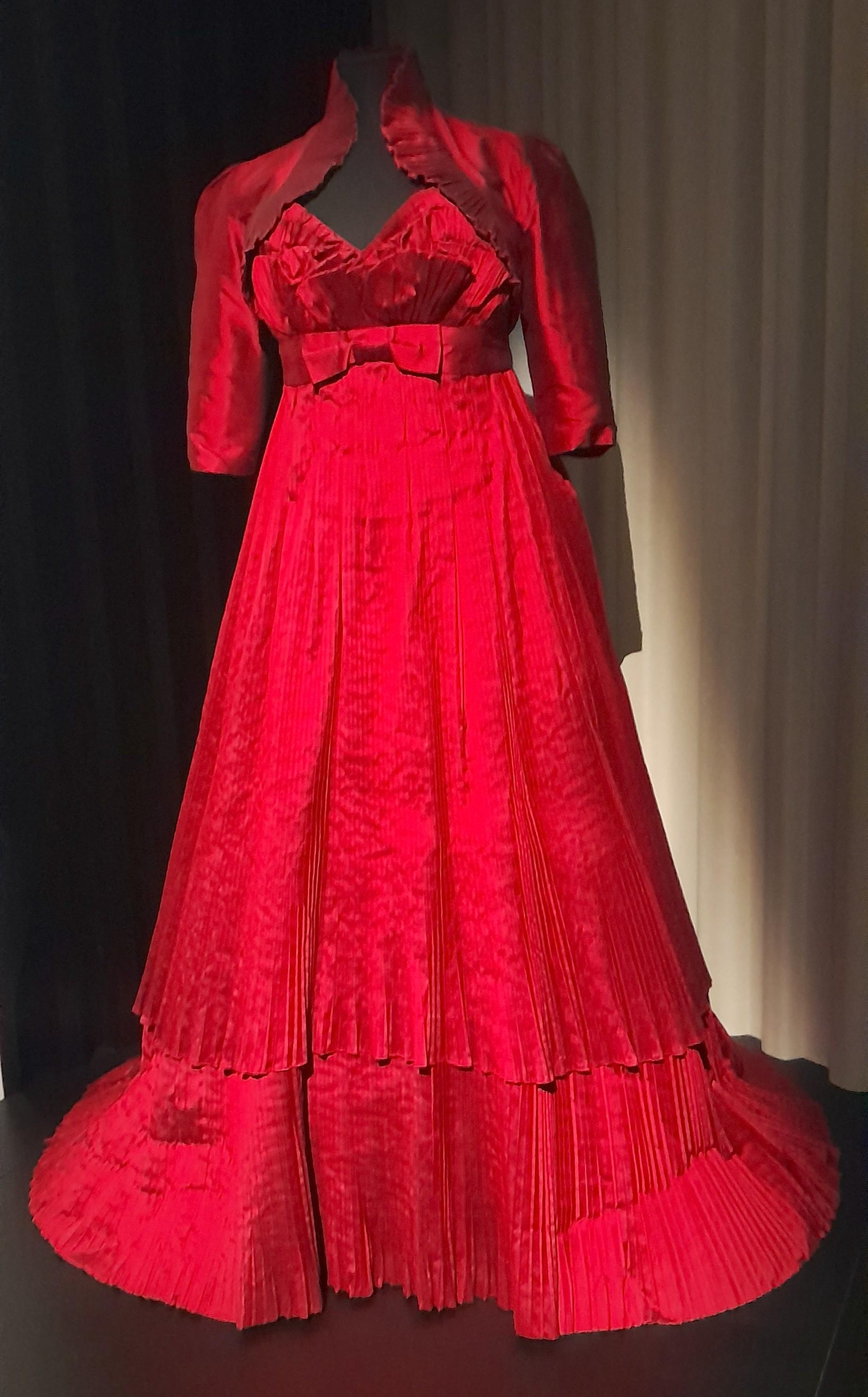 Deborah Cheetham Fraillon AO's red dress